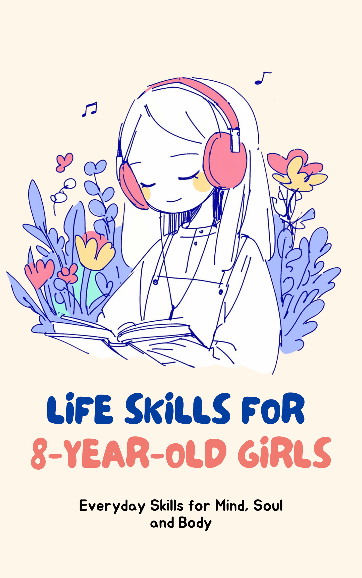 Life Skills for 8-Year-Old Girls Book Cover